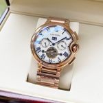 Ballon Bleu de Cartier 44*12mm 316L Steel Citizen Automatic Movement White/Black Face Men Watch